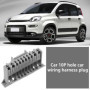 eMagTech Kit de réparation de connecteur de faisceau de câblage 10 voies compatible avec Fiat Panda 169 Body Computer Control Un