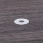 eMagTech 50pcs Joints Toriques en PTFE Blanc pour Bobine de 6mm pour Arbre Bobine de 6mm pour Moulinet à Frein Avant Compatible 