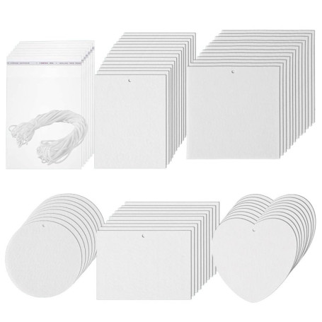 Wernfale 50 Pièces Feuilles de Désodorisant par Sublimation Feutre Désodorisant Feuilles Parfumées Rectangulaires avec Corde pou