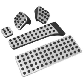 Borimend Les Accessoires de Couverture de PéDale de Voiture 5 PièCes avec Repose-Pieds pour W203 W222 W213 W205 W204 W211 W212 W