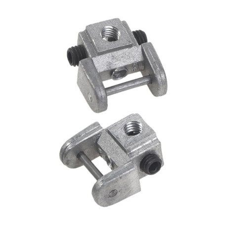 Gokoti Lot de 2 supports de lames de scie à chantourner - Kit de conversion - Adaptateur sans broche en métal - Supports de lame