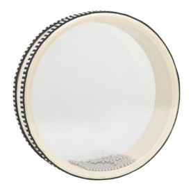 Comphic Tambour à Double Face, Batteur D'Océan, Tambour à Main en Bois avec Son de Mer, Thérapie Sonore de Méditation pour Aider