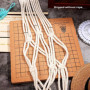 Comphic Kit de Macramé DIY avec Planche et Épingles en Macramé, Outils pour Macramé, Fournitures pour Macramé