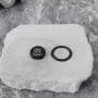 ECSiNG Couvercle Et Anneau de Bouton de Démarrage du Moteur de Voiture Compatible avec BMW Série 3 E90 Compatible avec BMW Série