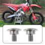 ECSiNG Lot de 6pcs Vis de Protection de Fourche Avant de Moto Compatible avec Honda CR125 250 CRF450