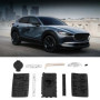 ECSiNG Coque de Clé Télécommande 4 Boutons Compatible avec Mazda CX-3 CX-30 2020-2021 CX-5 2019-2022 CV