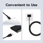 Mcbazel Câble de Charge USB pour Nintendo DS Lite, 1,2m Câble d'alimentation Câble de Charge USB pour Nintendo DS Lite- Noir