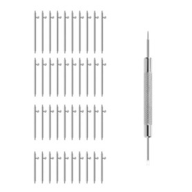 eMagTech Lot de 40 barrettes à ressort à dégagement rapide en acier inoxydable 316L avec outil de retrait 18 mm, 20 mm, 22 mm, 2