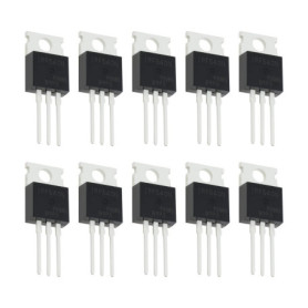ECSiNG 20x N-Channel IRF540N MOSFET Transistor TO-220 33A 100V 3 Broches International Redresseur Puissance pour l'industrie Dom