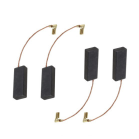 Lot de 4 balais de charbon pour tondeuse à gazon - 29 x 11,2 x 6,2 mm - Compatibles avec Flymo Compact 330 360 D94 - Compatible 