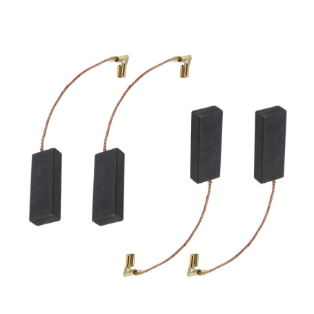 Lot de 4 balais de charbon pour tondeuse à gazon - 29 x 11,2 x 6,2 mm - Compatibles avec Flymo Compact 330 360 D94 - Compatible 