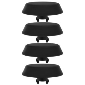 ECSiNG Lot de 4PCS Tampons de Support de Cric de Voiture en Plastique 51711960752 Compatible avec BMW E36 318 323 325 M3 Noir