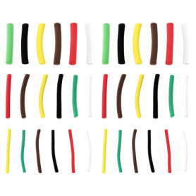 LT Easiyl Lot de 36 Poteaux de Parachute Cylindriques en Mousse de 5 Cm pour Montage de Mouches Sèches