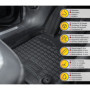 J&J AUTOMOTIVE | Tapis De Sol en Caoutchouc TPE Toutes Saisones pour C4 Grand Picasso Depuis 2014 / Grand Spacetourer Depuis 201