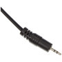 PremiumCord Câble Y Jack vers RCA 2m, Jack 2,5mm vers 2X RCA RCA, Mâle vers Mâle, Jack vers RCA, Audio Stéréo, pour Appareil Pho