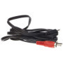 PremiumCord Câble Y Jack vers RCA 2m, Jack 2,5mm vers 2X RCA RCA, Mâle vers Mâle, Jack vers RCA, Audio Stéréo, pour Appareil Pho