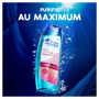 Head & Shoulders Pure Intense Purification En Douceur Shampooing Antipelliculaire 6x250 ml, Aux Agrumes, Pour Cuir Chevelu Gras,