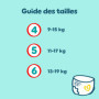 Pampers Premium Protection Pants Taille 6, 66 Couches-Culottes, 13kg-19kg, Avec un Maintien 360° et des Barrières Anti-fuites Do