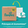 Pampers Baby-Dry Taille 6, 80 Couches, 13kg-18kg, Une Nuit Confortable Jusqu’À 100% Sans Fuites