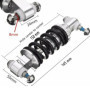 Mein HERZ Amortisseur de Vélo Montagne, Suspension de Jambe Arrière Vélo Bricolage Suspension à Ressort Oscillant, Mini 150mm 15
