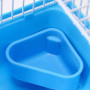 Cage de Voyage Portable pour Hamster et Petit Animal - Villa Translucide en Plastique pour Gerbille et Souris (23x17x15cm)