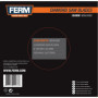 FERM Lame diamantée 150mm (2 pcs) - pour rainureuse