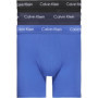 Calvin Klein Boxer Homme Lot De 3 Coton Stretch, Multicolore (Black/Blueshadow/Cobaltwater Dtm Wb), L