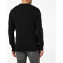 Calvin Klein Jeans T-Shirt Manches Longues Homme Badge Waffle Basique, Noir (CK Black), XS