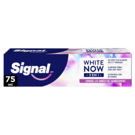 Signal White Now - Dentifrice 3 en 1 - Forever Young -Corrige le jaunissement et l’apparence de vos dents - Blancheur Longue Dur