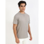 Calvin Klein Badge Regular Tee J30J323484 T-Shirt S/S, Grey (Rock Ridge), XXL Men's