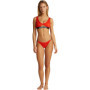Calvin Klein Haut de Bikini Brassière Femme Ajouré, Rouge (Flaming Chili), L