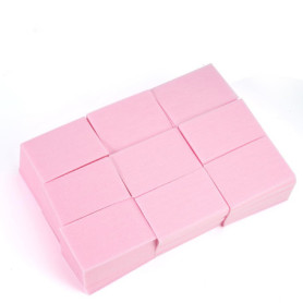 Lingettes Ongles, 630 Pièces Cotons Secs Non Pelucheux pour Soin des Ongles, Idéales pour Manucure et Pédicure, Rose