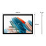Samsung - Galaxy Tab A8 Tablet 25,6 cm (10,5 Zoll) 128 GB Android Farbe Silber (spanische Version) (die italienische Version kan