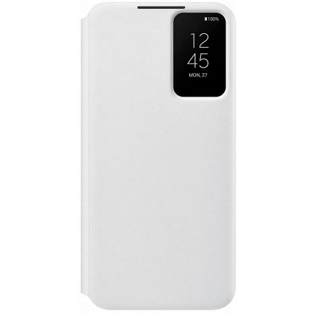Samsung Smart Clear View Cover (EE) Blanc EF-ZS906CWEGEE pour Galaxy S22+ S906