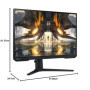 Samsung Ecran PC Odyssey G50A -32'' 165Hz, 1ms, Dalle IPS, Résolution WQHD 2560x1440, 2500:1, 300cd/m2, Compatible G-Sync, AMD F