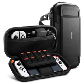 Spigen Rugged Armor Pro Coque Compatible avec Nintendo Switch OLED - Noir