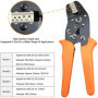 Pince à sertir pour cosses de câble AWG 28-12 0,1-1,5 mm² PH 2,0 mm/XH 2,54 mm/Dupont 2,54 mm/3,96 mm / KF2510 / JST