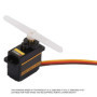EMAX ES08MA II 12g / 1.8kg / 10 Secondes Servo à Engrenages en métal pour Ailes Fixes, 450 hélicoptères, Robots, Mini Servo anal