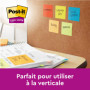 Post-it Notes Autocollantes Super Sticky, Couleurs et Tailles Assorties, 3 Blocs, 45 Feuilles par Bloc, Rose, Bleu, Jaune - Feui