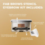 Fab Brows Beautiful Brows FAB BROWS KIT DUO - BRUN CLAIR & BRUN MOYEN - Light Brown & Medium Brown