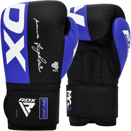 RDX Gants de Boxe pour D'entraînement et Muay Thaï, Gants en Maya Hide Cuir pour Sparring, Kickboxing, Sacs de Frappe, Compétiti