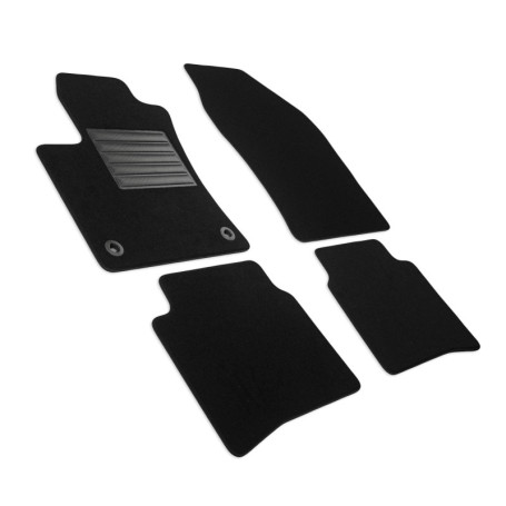 MTM SP-7137 Tapis sur Mesure en Velour pour Toyota Prius IV Hybrid / Prius Plug-in Hybrid (XW50) 04.2016>02.2023, black