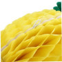 Happium Ananas Lot de 3 décorations en nid d'abeille en papier de 14 pouces Décorations en boule de papier d'ananas pour fête à 