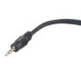 Futheda Câble répartiteur audio prise mâle 3,5 mm vers 3 RCA femelle, câble audio stéréo audio vidéo auxiliaire (rouge/jaune/bla