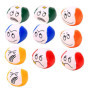 iwobi 10 Pièces Balles de Jonglage, Balles de Jonglages Debutant Jouets Anti-Stress pour Garçons Filles et Adultes