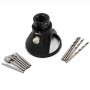 Kit découpe plaque de bois Dremel Outils rotatry Multi HSS forage Fraise Accessoir Précis rotatif à découper Positionneur