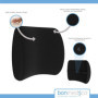 bonmedico Coussin de Soutien du Dos Oreiller Lombaire Ergonomique en Mousse à mémoire de Forme, Soutien Lombaire, Coussin de Cha