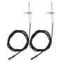 Meter Star 2Pc 38" Ignitor Wire - Remplacement de l’Assemblage d’électrode en céramique, Ignition Electrode Can DIY Bending for 