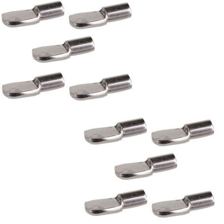 10X TAQUET DE RAYON UNIVERSEL 3MM POUR MEUBLE PLACARD ETAGERE ARMOIRE BOIS FIXATION SUPPORT