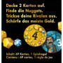 Game Factory 646252 Gold Mini Jeu de Cartes dans Une boîte métallique Pratique, à partir de 6 Ans, idéal comme Jeu de Voyage ou 